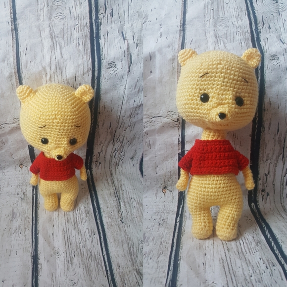 Hand Crafted Other - Crochet Winnie the pooh doll/Amigurumi